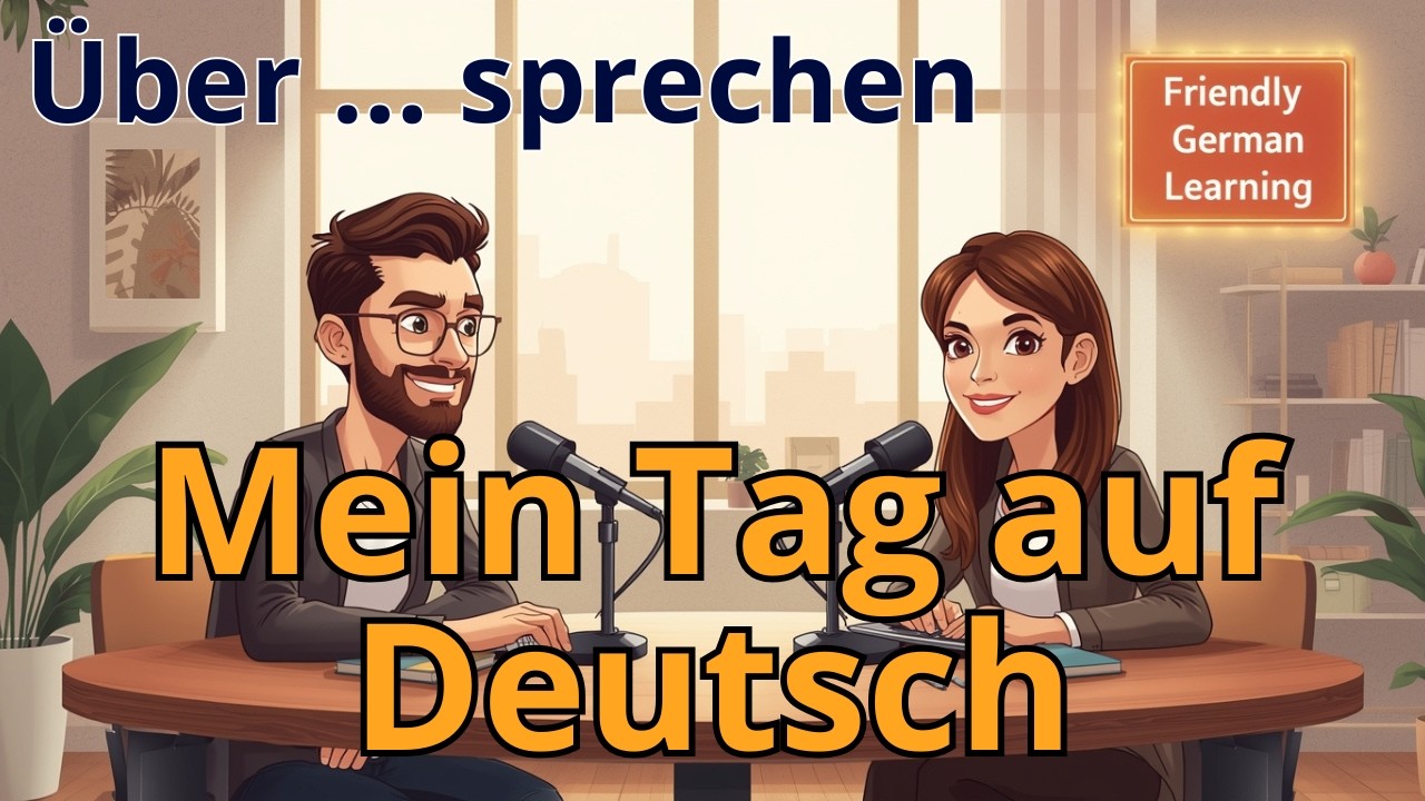 Learn German through dialogues | How to Describe Your Day in German ...