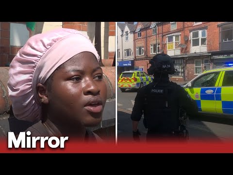 Nottingham attacks: Eyewitness recalls moment police arrested man