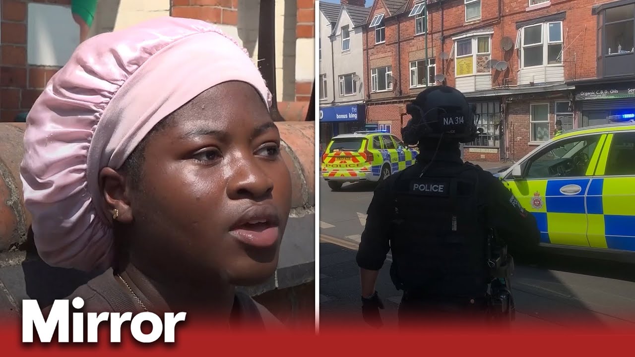 Nottingham attacks: Eyewitness recalls moment police arrested man