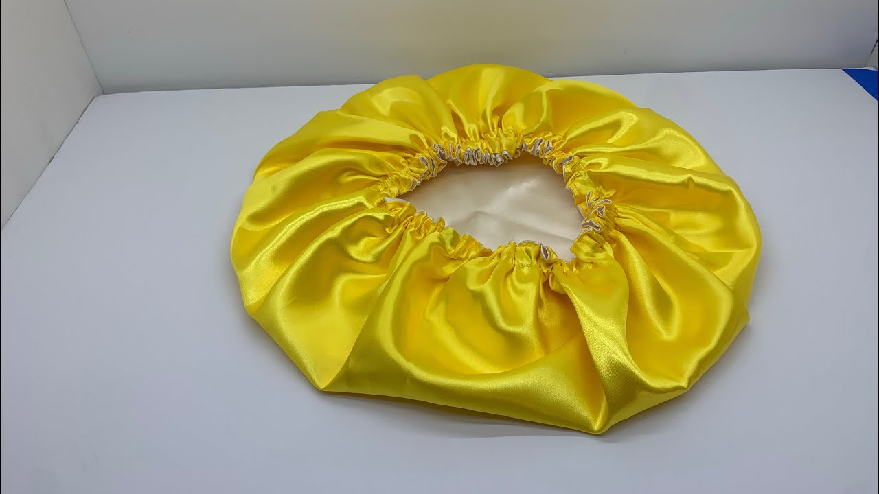 Gorro para dormir,  Gorro para adulto , satín bonnet Material de doble capa.