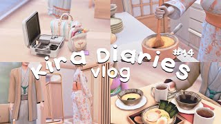 [The sims4] Vlog // Kira diaries #14 // Vacation, Train station, Tonkotsu Ramen, and more