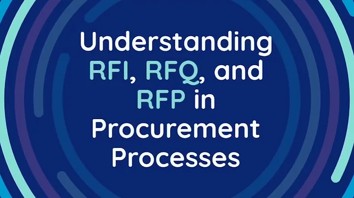 Understanding the Distinctions: RFI, RFQ, and RFP in Procurement Processes