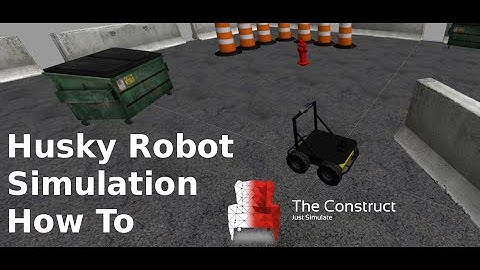How to launch a simulation of a Husky Robot Simulation