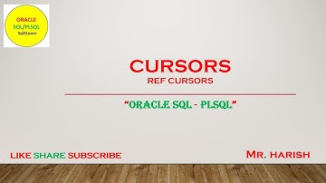 Oracle PLSQL RefCursors