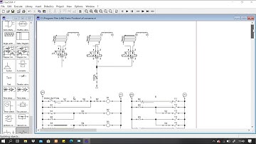 TUTORIAL & SIMULASI RANGKAIAN PLC PNEUMATIC PADA FLUIDSIM | A+ A- B- B+ C+ C-