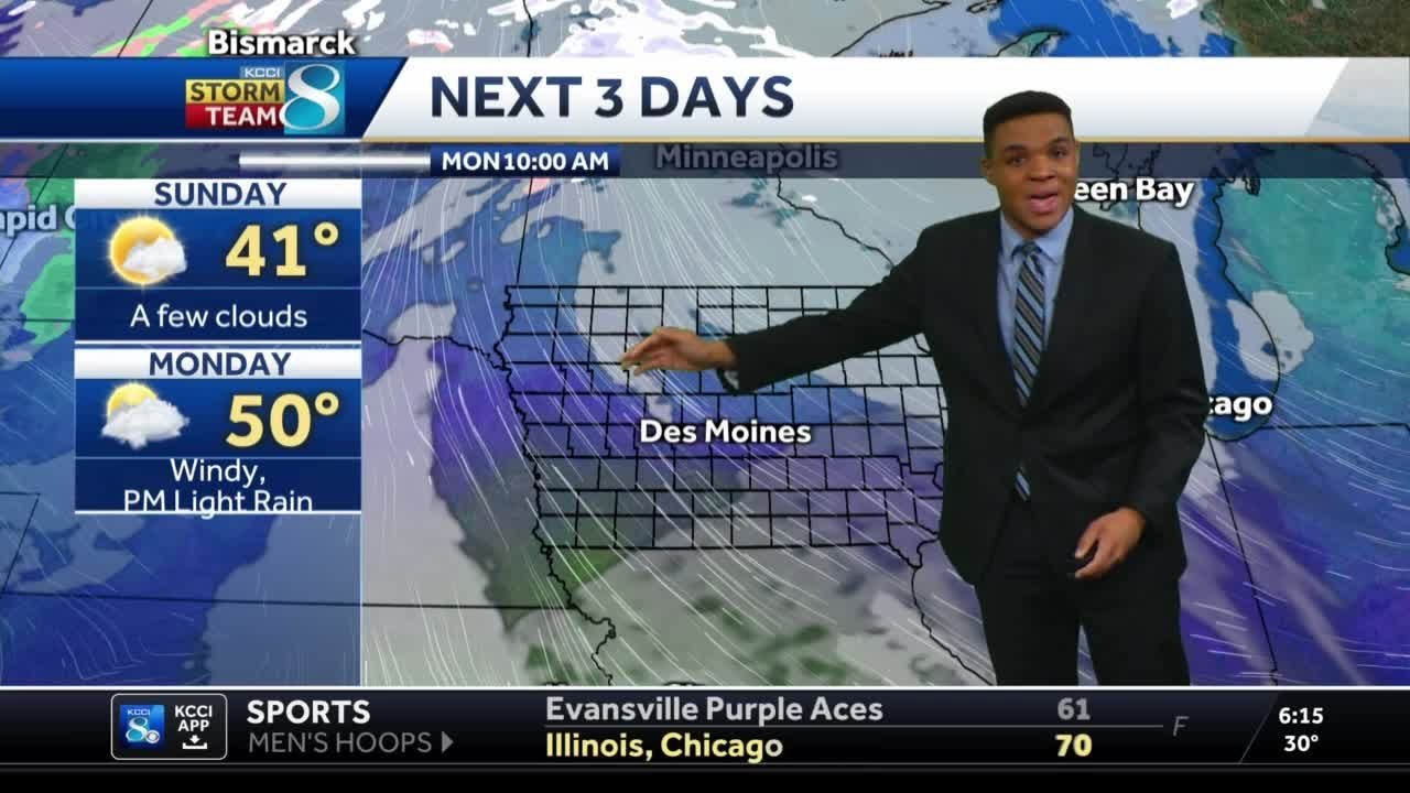 Above average temperatures and windy conditions early this week - YouTube