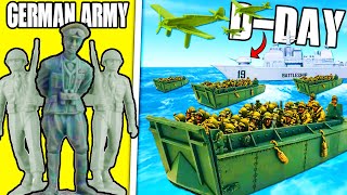I Built Army Men D-Day Beach Invasion...