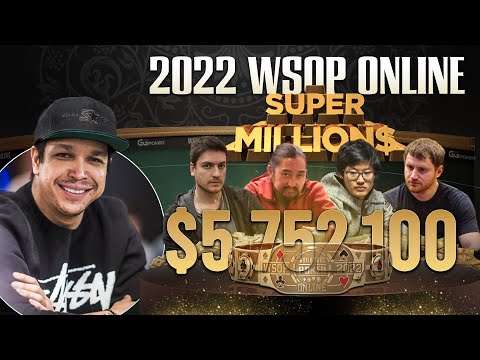Super MILLION$ - WSOP Online 2022 | Rodrigo Seiji, Rodrigo Selouan, David Yan e David Peters
