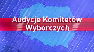 Oprawy graficzne bloków audycji komitetów wyborczych do wyborów samorządowych 2024 na kanałach TVP