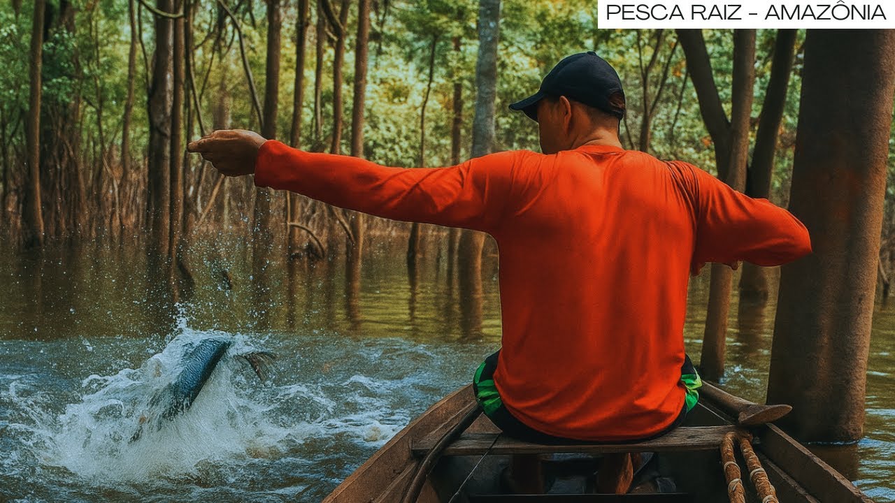 Pescando MATRINXÃ GIGANTE com ARCO e FLECHA no IGAPÓ