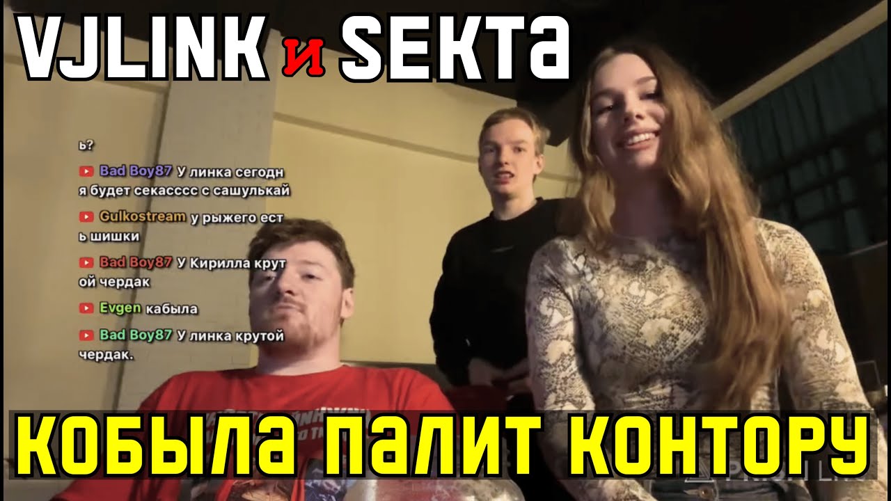 VJlink , СЕКТА и первая баба на стриме! 