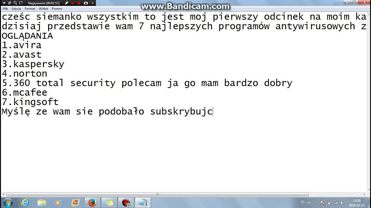 7 NAJLEPSZYCH MOIM ZDANIEM PROGRAMÓW ANTYWIRUSOWYCH