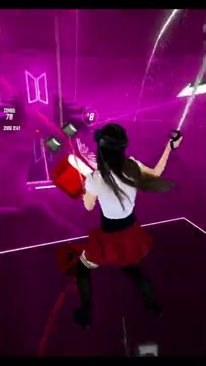 EVERGLOW - Bon Bon Chocolat | #Shorts VR BEAT SABER | Mixed Reality