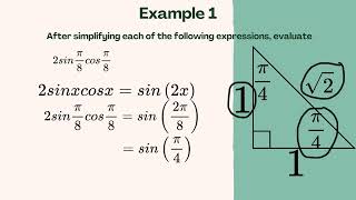 Proofs of Double Angle Formulas