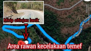 daerah rawan kecelakaan di Indonesia | review area rawan di temef pulau Timor