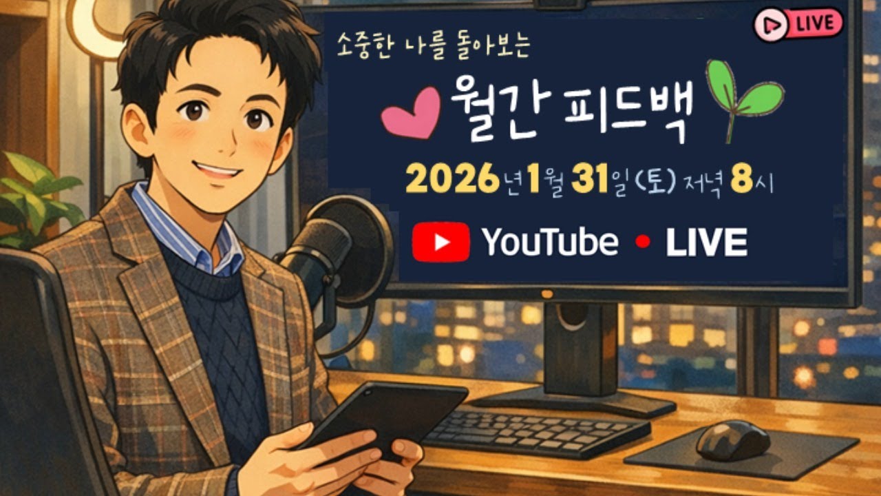 📺YouTube Live ✅ 월간피드백 🎤김민구강사