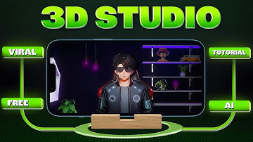 How To Create 3D STUDIO in MOBILE For Free || 3D STUDIO Like Tube Sensei