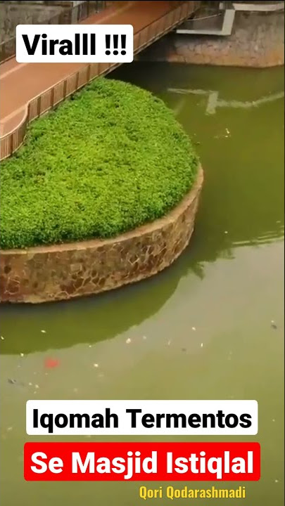 Iqomah Termentos se- Masjid Istiqlal | Qori Qodarashmadi #shorts