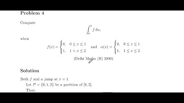 Problems on Riemann Integrable