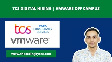 TCS Digital Hiring | Vmware and Esko India Off Campus Drive | Abhishek Parmar | The Coding Bytes
