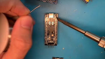 Soldering STM32 pins
