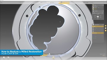 inLab CAM SW: Restore an Unfinished Restoration