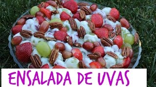 ENSALADA DE UVAS|| ENSALADA NAVIDEÑA | NUESTRACASA2013