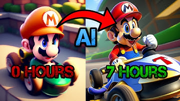AI Learns Mario Kart in 7 Hours