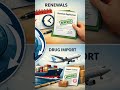 renewals and drug Import #pharmacy #pharmcist #easylearn