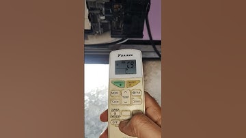 Daikin inverter AC C9 foutcode #ac #daikin #remote