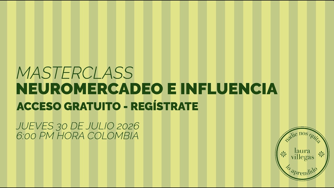 MASTERCLASS EN VIVO - LAURA VILLEGAS