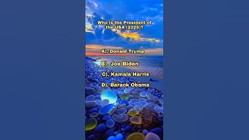 Who is the U.S. President in 2025? 🇺🇸 | Trump or Biden?