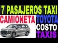 😬😍7 PASAJEROS CAMIONETA TAXI TOYOTA 2023, Costo, rendimiento, bolsas de aire.