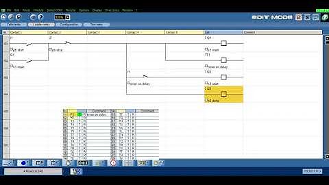 Program smart relay//start delta menggunakan ladder