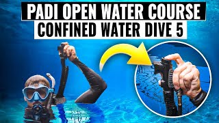 PADI Open Water Course:  Dive 5 🤿 Complete Guide to Confined Water Mini Dive