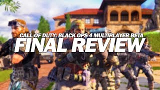 Call of Duty Black Ops 4 Multiplayer Beta: Final Review