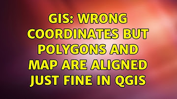 GIS: Wrong coordinates but polygons and map are aligned just fine in QGIS