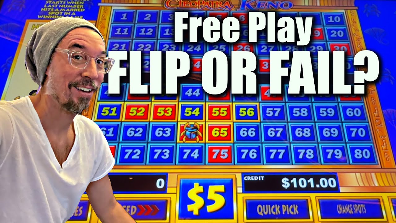 Flip or Fail? Using Free Play on High Limit KENO at Wynn Las Vegas!