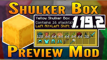 Shulker Box Tooltip Mod On Pojavlauncher Shulker Box Preview Mod #pojavalauncher #viral #minecraft