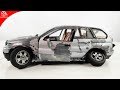 Restoration Damaged BMW X5 - Old SuperCar SUV Model Car Restoration