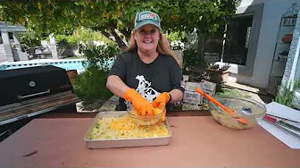 Comfort Food on the Grill: Chicken Broccoli Casserole! 🥦🍗