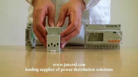 Showcase of ADL DIN rail mount power meter, RS485/Modbus available--Jiangsu Acrel Electrical