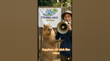 Capybara chỉ cách làm video #ai #funny #haihuoc #veo3 #capybara