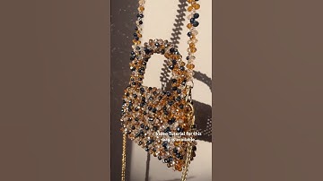 Crystal Mini Tutorial available More info in Insta clover_your_lucky_bag #crystalbag #videotutorial