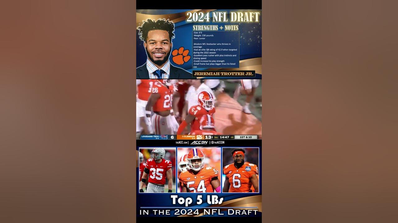 Jeremiah Trotter Jr. Scouting Report I TOP 5 LBs IN THE 2024 NFL DRAFT