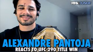 New UFC Champ Alexandre Pantoja Explains Story Behind Working UberEats, Reacts to Title Win