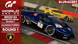 Gran Turismo 7: GTWS Manufacturers Cup | 2022/23 Series, Season 1 - Round 1 | Lamborghini