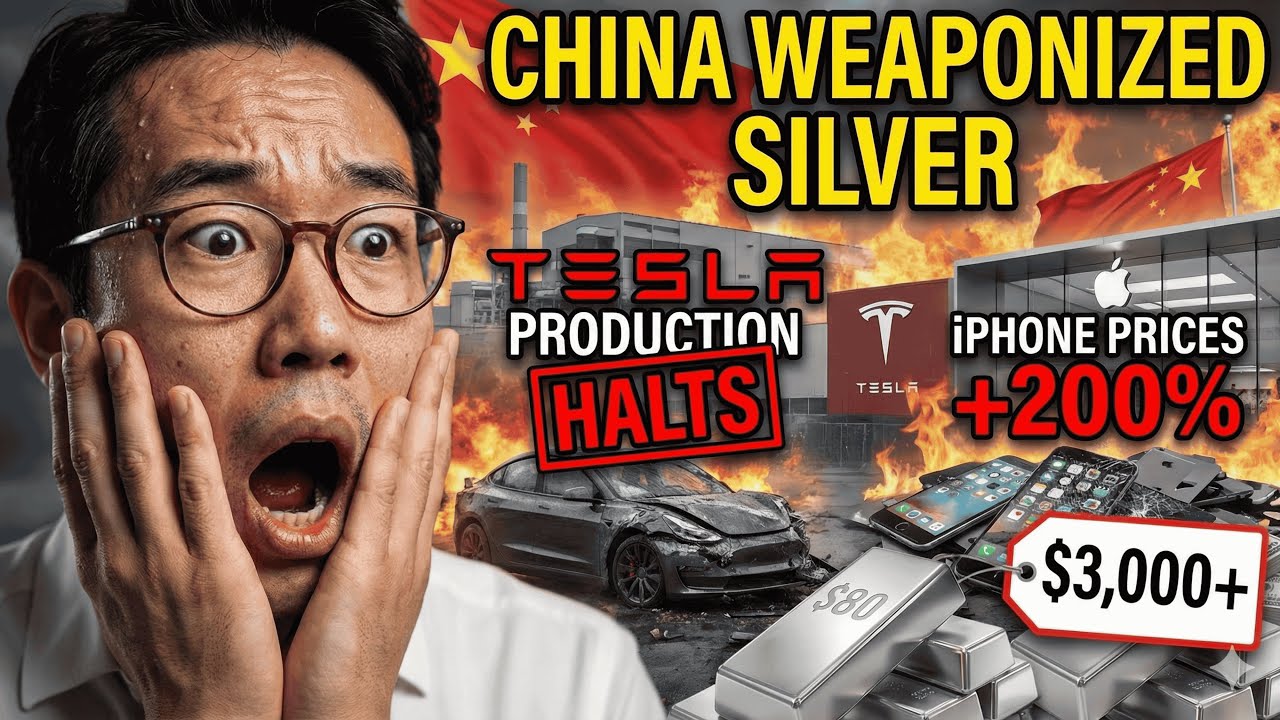1 MIN AGO: China WEAPONIZED Silver - Tesla Production HALTS, iPhone Prices +200%