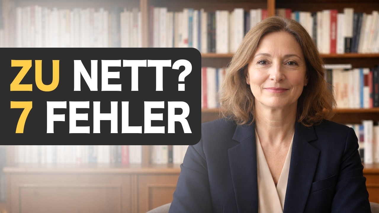 Zu nett? 7 Fehler, die dich deinen Respekt kosten (ohne dass du es merkst)