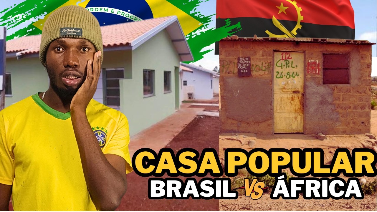 CASA POPULAR no BRASIL vs ÁFRICA: A Diferença é CHOCANTE!